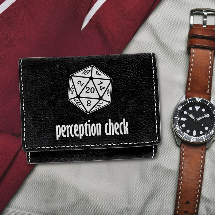 Perception Check Trifold Wallet