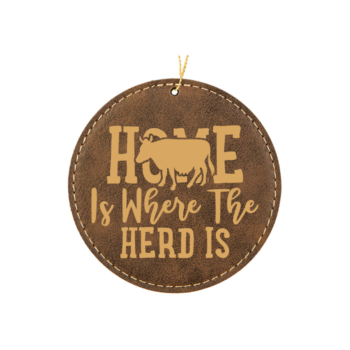 Home is Where The Herd Ornament