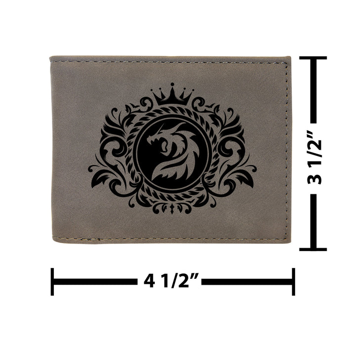 Dragon Emblem ID Bifold Wallet