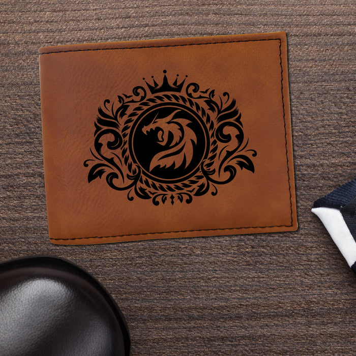 Dragon Emblem Bifold Wallet