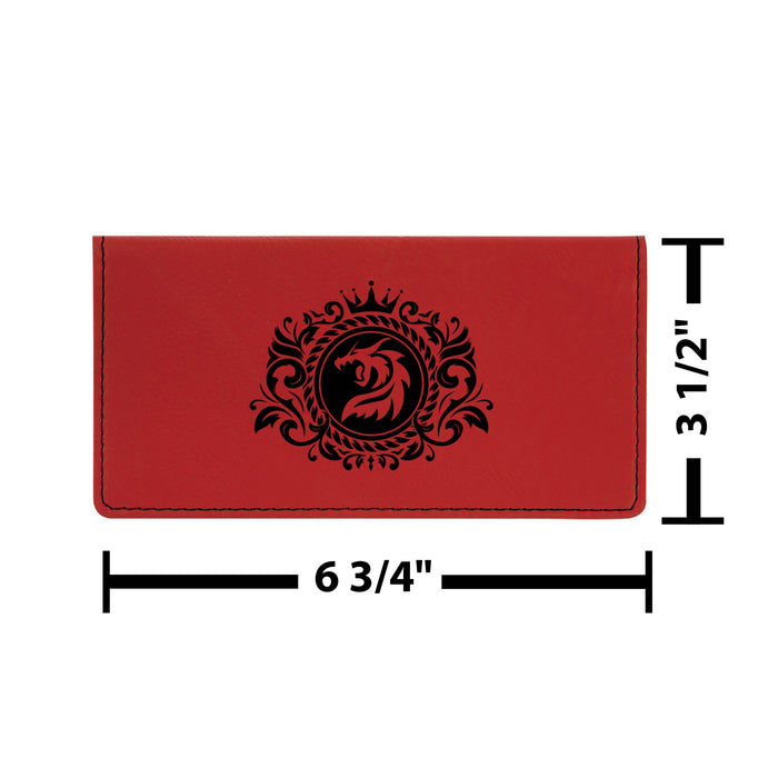 Dragon Emblem Checkbook Cover