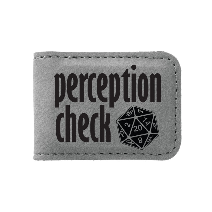 Perception Check Money Clip