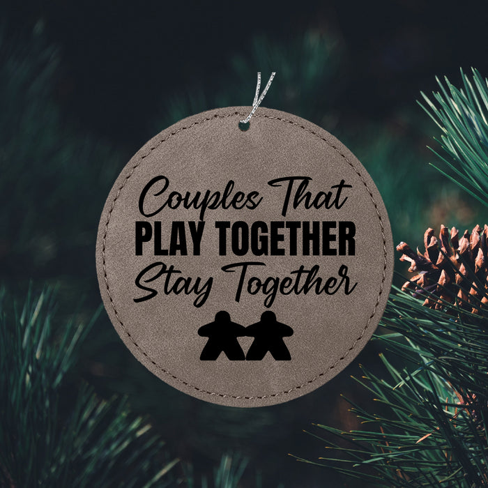 Couples that Play Together Ornament