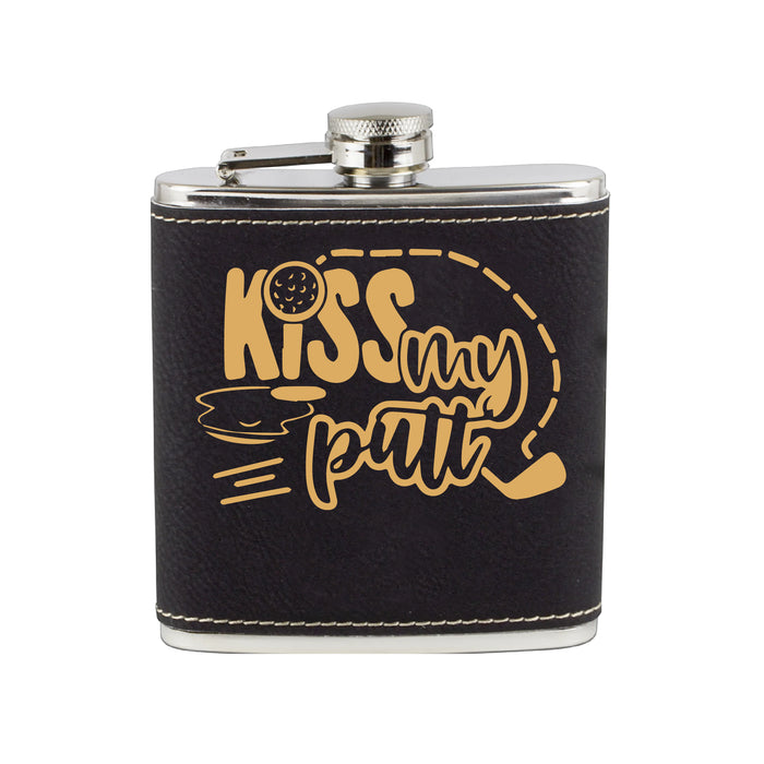 Kiss My Putt Golf Flask