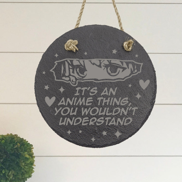 Anime Thing Slate Decor