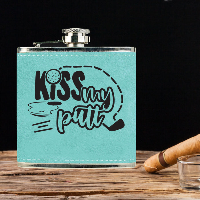 Kiss My Putt Golf Flask