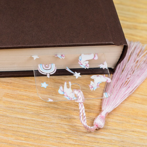 a book with a tassel on top of it