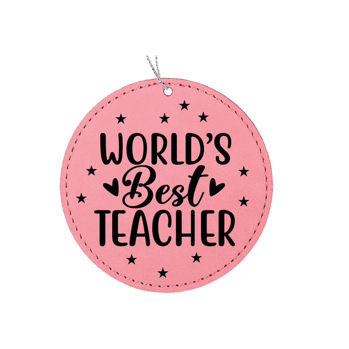 World's Best Teacher Ornament