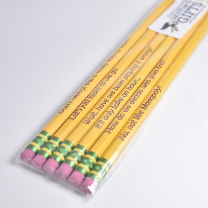 Board Game Pencils Set 2