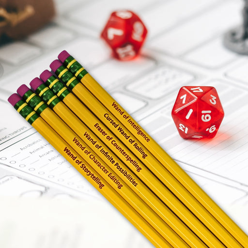 Dungeons and Dragons pencil set