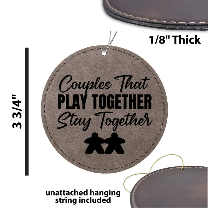 Couples that Play Together Ornament