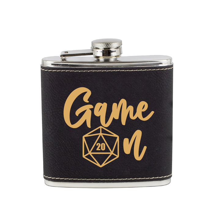 Game on D20 Flask