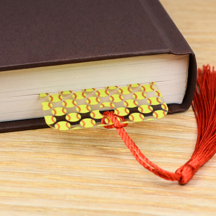 a book with a tassel on top of it