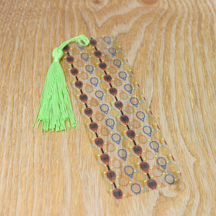 a close up of a tassel on a table