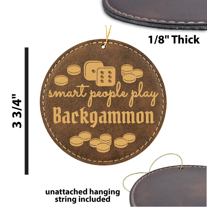 Backgammon Ornament