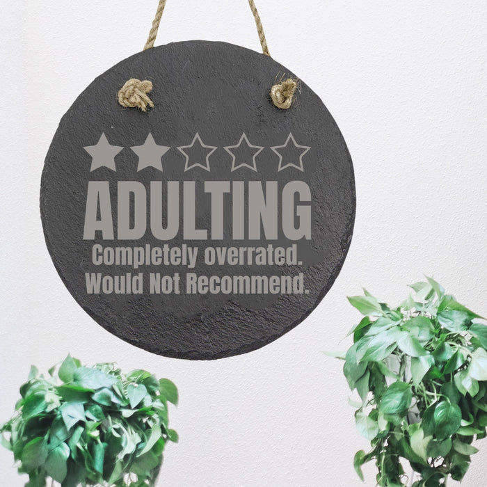 Adult Review Slate Decor