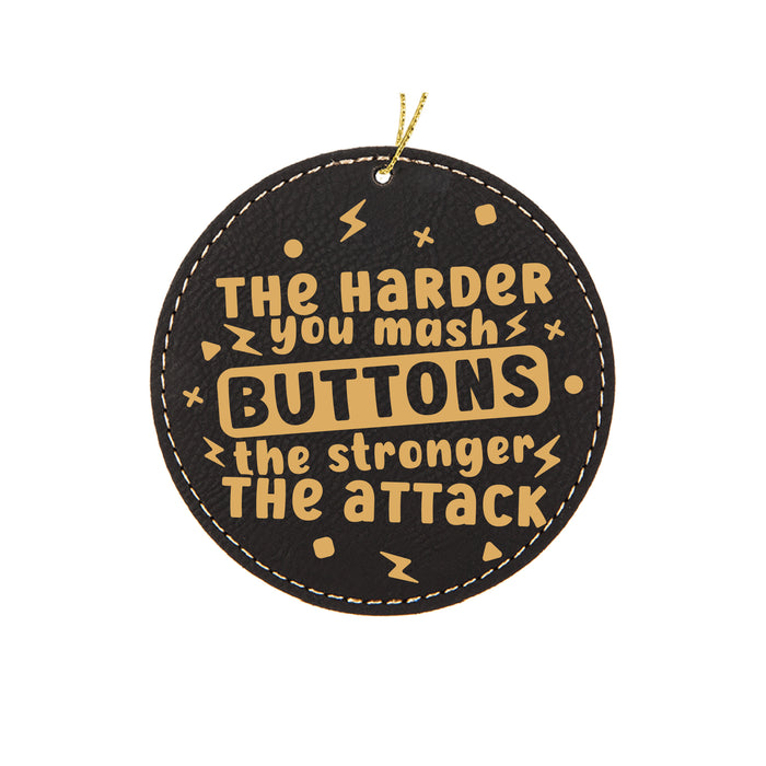 Button Mash Video Gamer Ornament