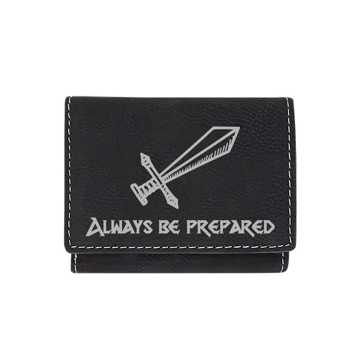 Always Be Prepared Trifold Wallet