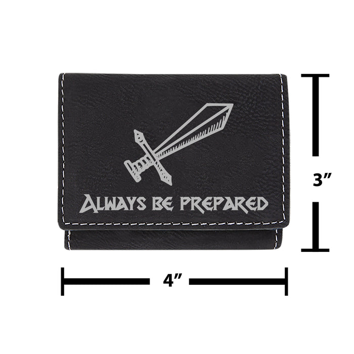 Always Be Prepared Trifold Wallet