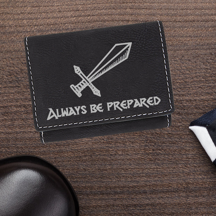 Always Be Prepared Trifold Wallet