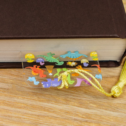 a book with a string attached to it sitting on a table