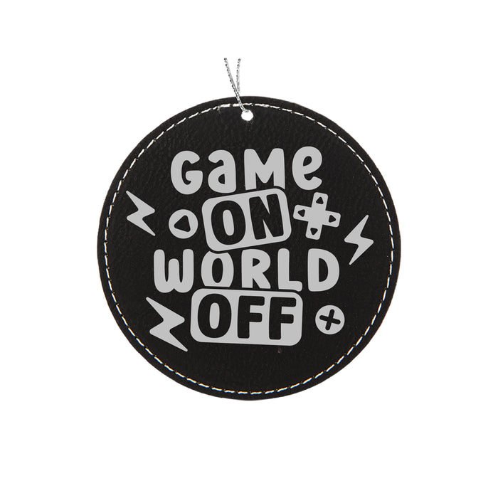 Game On World Off Ornament