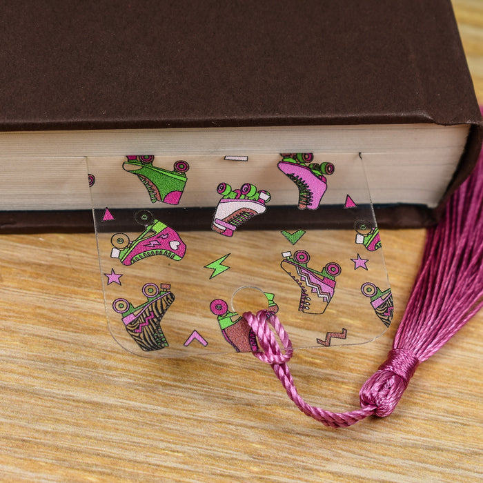 a book with a tassel on top of it