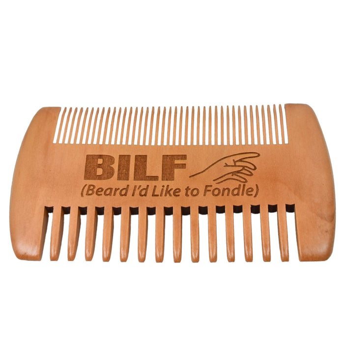 BILF: Beard I'd  like to Fondle Comb - BILF: Beard I'd  like to Fondle Comb - Beard Comb - GriffonCo 3D Printed Miniatures & Gifts - GriffonCo Gifts - GriffonCo 3D Printed Miniatures & Gifts