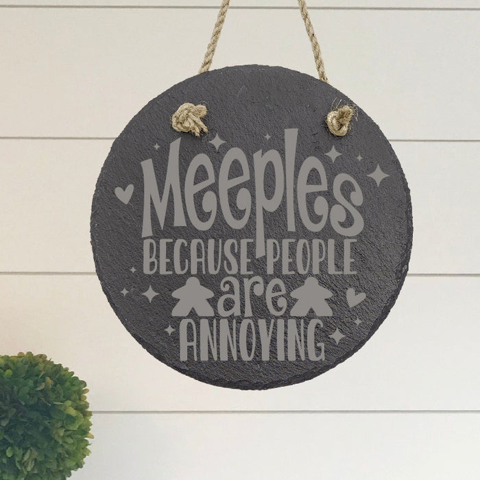 Meeples - People are Annoying Sign