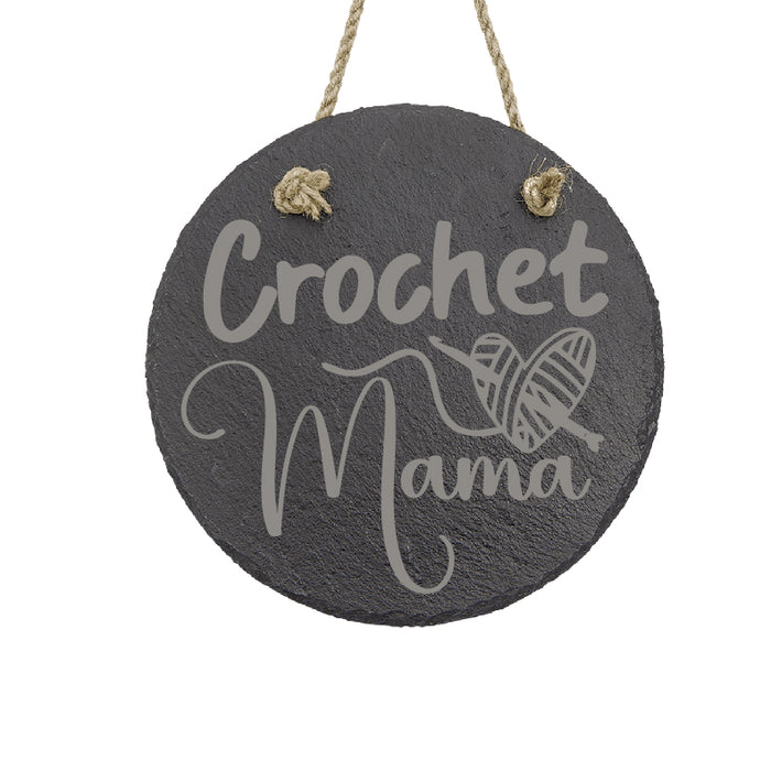 Crochet Mama Slate Decor
