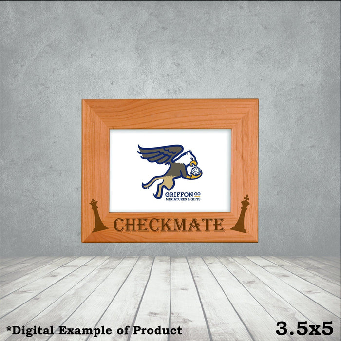 Checkmate Chess Game Picture Frame - Checkmate Chess Game Picture Frame - Photo Frame - GriffonCo 3D Printed Miniatures & Gifts - GriffonCo Gifts - GriffonCo 3D Printed Miniatures & Gifts