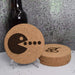 Cork Coaster Set - Pacman - Cork Coaster Set - Pacman - Table Shield - GriffonCo 3D Printed Miniatures & Gifts - GriffonCo Gifts - GriffonCo 3D Printed Miniatures & Gifts