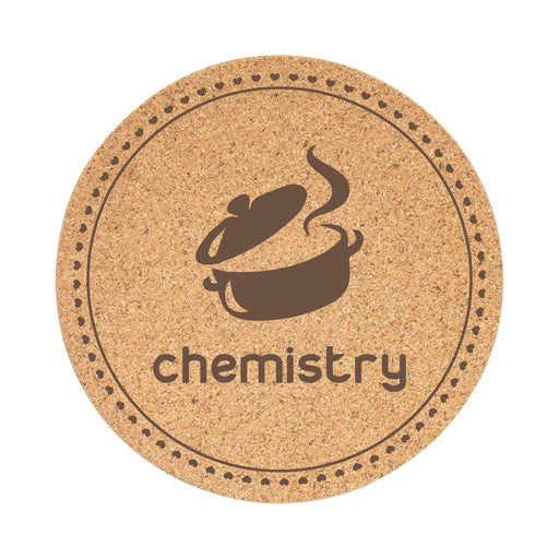 Cork Trivet - Chemistry - Cork Trivet - Chemistry - Table Shield - GriffonCo 3D Printed Miniatures & Gifts - GriffonCo Gifts - GriffonCo 3D Printed Miniatures & Gifts