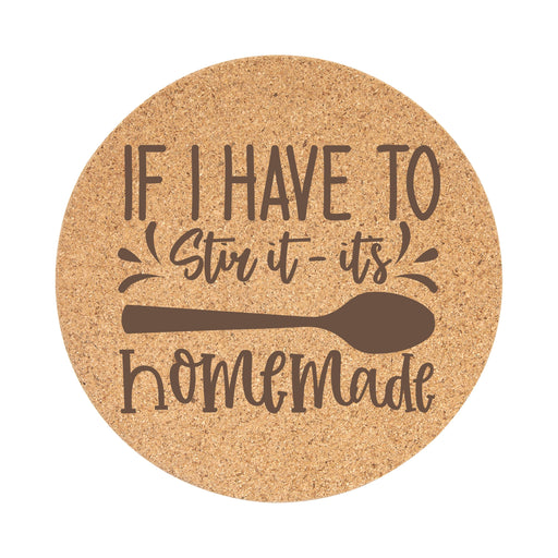 Cork Trivet - It's Homemade - Cork Trivet - It's Homemade - Table Shield - GriffonCo 3D Printed Miniatures & Gifts - GriffonCo Gifts - GriffonCo 3D Printed Miniatures & Gifts