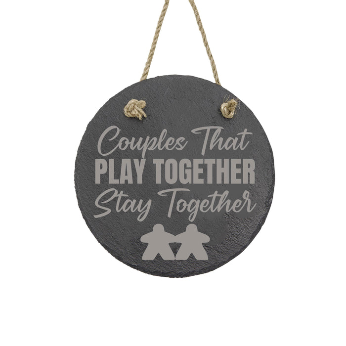 Couples That Play Together Slate Decor