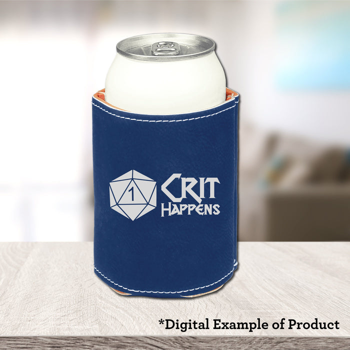 Crit Happens Insulated Beverage Holder - Crit Happens Insulated Beverage Holder - Koozie - GriffonCo 3D Printed Miniatures & Gifts - GriffonCo Gifts - GriffonCo 3D Printed Miniatures & Gifts