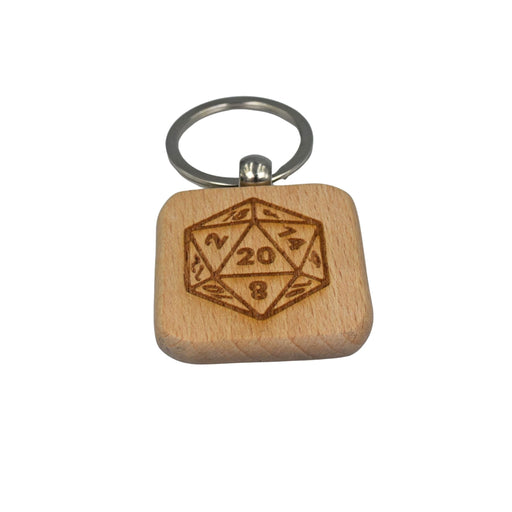 D20 / D1 Keychain - D20 / D1 Keychain - Keychains - GriffonCo 3D Printed Miniatures & Gifts - GriffonCo Gifts - GriffonCo 3D Printed Miniatures & Gifts