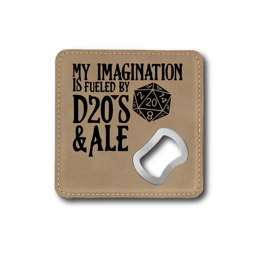 D20s and Ale Bottle Opener - D20s and Ale Bottle Opener - Bottle Opener - GriffonCo 3D Printed Miniatures & Gifts - GriffonCo Gifts - GriffonCo 3D Printed Miniatures & Gifts