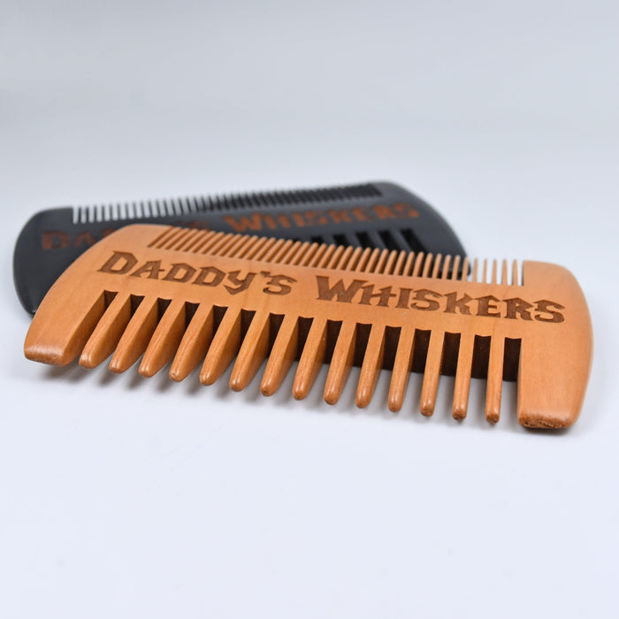 Daddy's Whiskers Beard Comb - Daddy's Whiskers Beard Comb - Beard Comb - GriffonCo 3D Printed Miniatures & Gifts - GriffonCo Gifts - GriffonCo 3D Printed Miniatures & Gifts