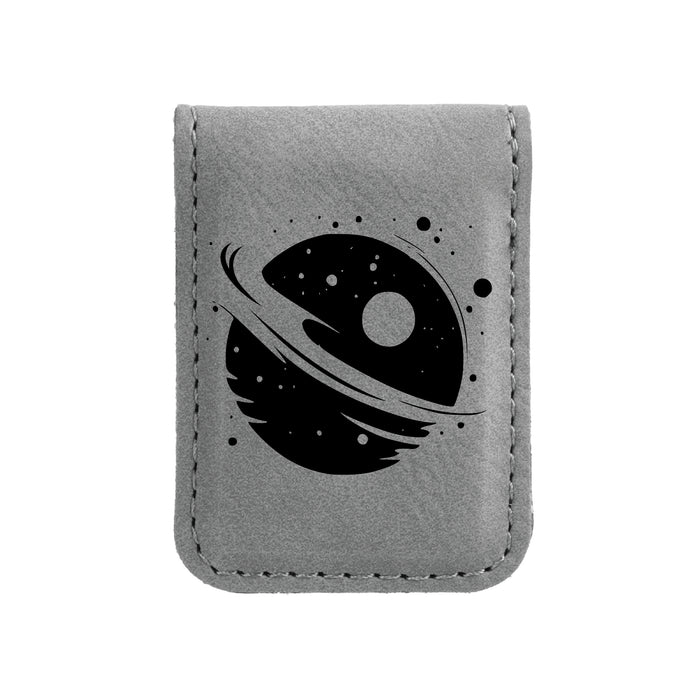 Space Planet Money Clip