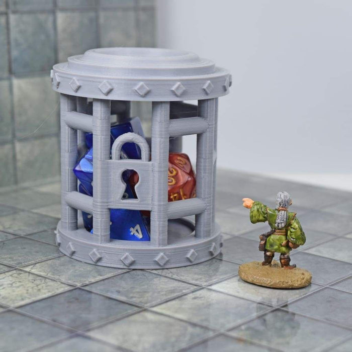 Dice Jail - Round - Dice Jail - Round - FDM Print - GriffonCo 3D Printed Miniatures & Gifts - Thingiverse - GriffonCo 3D Printed Miniatures & Gifts