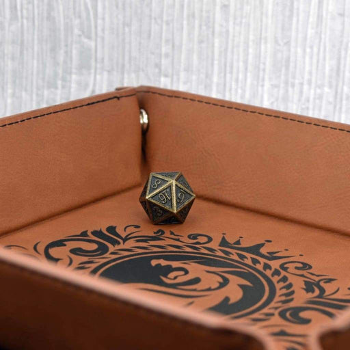 Dragon Emblem Dice Tray - Dragon Emblem Dice Tray - Dice Tray - GriffonCo 3D Printed Miniatures & Gifts - GriffonCo Gifts - GriffonCo 3D Printed Miniatures & Gifts