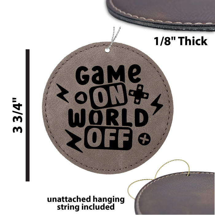 Game On World Off Ornament