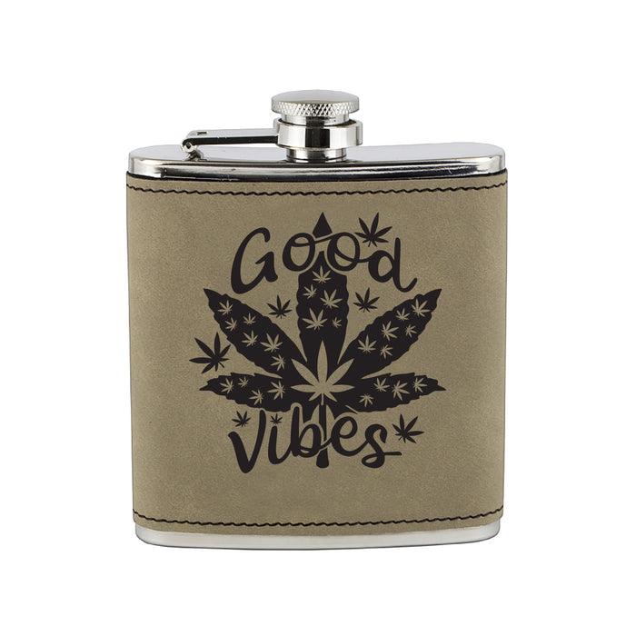 Good Vibes Marijuana Flask