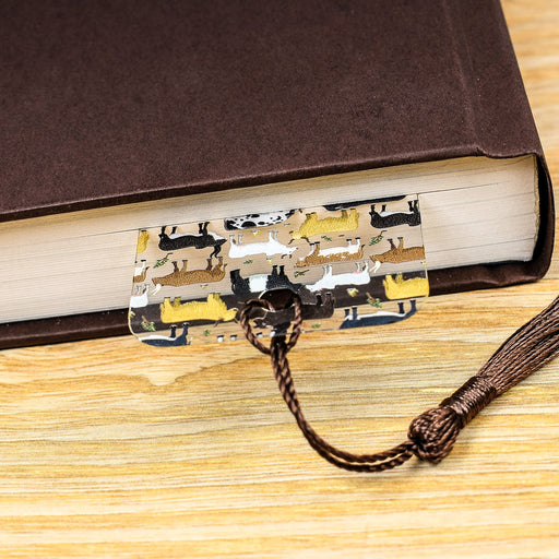 a book with a string attached to it