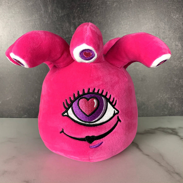 Ella Eyegore Eyebeast Beholder Plush - Ella Eyegore Eyebeast Beholder Plush - Enamel Pins - GriffonCo 3D Printed Miniatures & Gifts - Creature Curation - GriffonCo 3D Printed Miniatures & Gifts