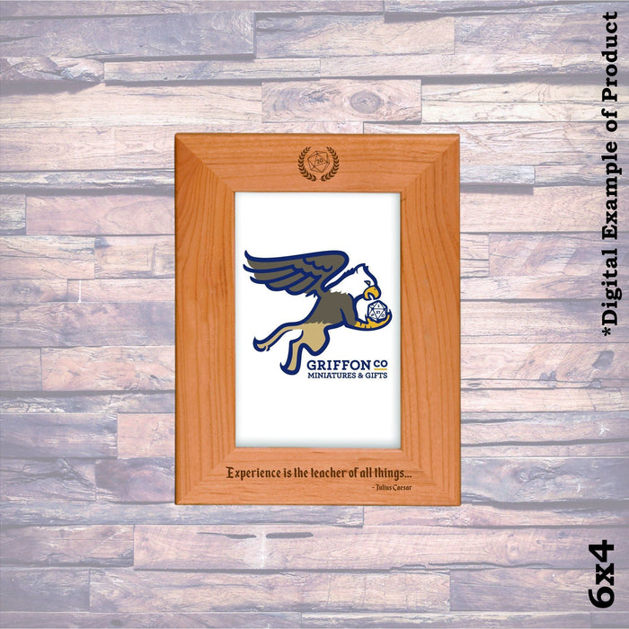 Experience is the Teacher of All Things Picture Frame - Experience is the Teacher of All Things Picture Frame - Photo Frame - GriffonCo 3D Printed Miniatures & Gifts - GriffonCo Gifts - GriffonCo 3D Printed Miniatures & Gifts