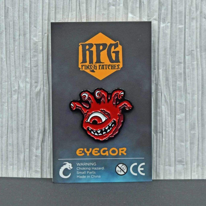 Eyegor Enamel Pin - Eyegor Enamel Pin - Enamel Pins - GriffonCo 3D Printed Miniatures & Gifts - Creature Curation - GriffonCo 3D Printed Miniatures & Gifts