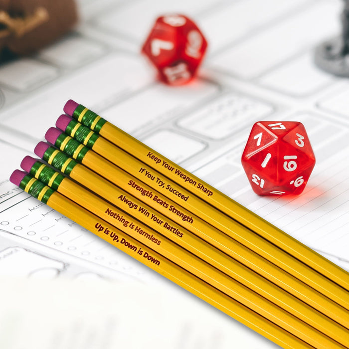 Dungeons and Dragons pencil set