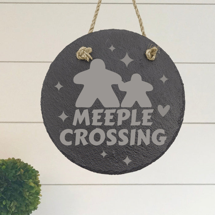 Meeple Crossing Slate Decor